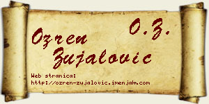 Ozren Zujalović vizit kartica
